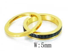 HY Stainless Steel 316L Lover Rings-HY19R0560HIE