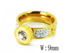 HY Wholesale 316L Stainless Steel CZ Rings-HY19R0497HHF