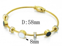 HY Wholesale Bangle (Natural shell)-HY19B0234HOR