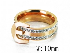 HY Wholesale 316L Stainless Steel CZ Rings-HY19R0495HWW