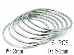 HY Stainless Steel 316L Bangle (Merger)-HY19B0183IIQ