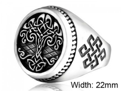 HY Wholesale 316L Stainless Steel Rings-HY0012R444