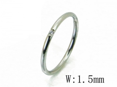 HY Wholesale 316L Stainless Steel CZ Rings-HY14R0682IL