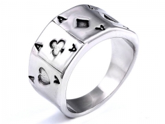 HY Wholesale 316L Stainless Steel Rings-HY0012R379