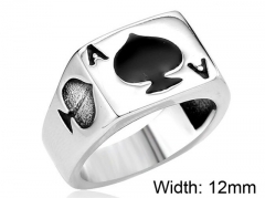 HY Wholesale 316L Stainless Steel Rings-HY0012R203