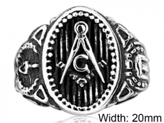 HY Wholesale 316L Stainless Steel Religion Rings-HY0012R318