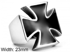 HY Wholesale 316L Stainless Steel Religion Rings-HY0012R209