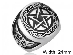 HY Wholesale 316L Stainless Steel Religion Rings-HY0012R287