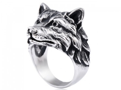 HY Wholesale Jewelry Stainless Steel 316L Animal Rings-HY0012R386