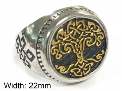 HY Wholesale 316L Stainless Steel Rings-HY0012R445