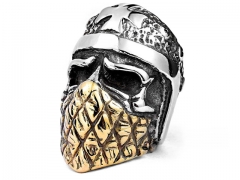 HY Wholesale 316L Stainless Steel Skull Rings-HY0012R173