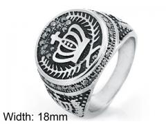 HY Wholesale 316L Stainless Steel Casting Rings-HY0001R105