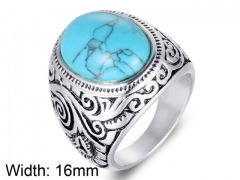 HY Wholesale 316L Stainless Steel CZ Rings-HY0001R142