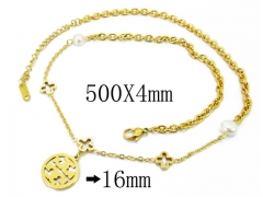 HY Wholesale Necklace (Pearl)-HY43N0023HHA