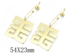 HY Wholesale 316L Stainless Steel Drops Earrings-HY47E0055NL