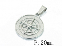 HY Wholesale Stainless Steel 316L Pendant-HY06P0500NE