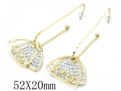 HY Wholesale 316L Stainless Steel Drops Earrings-HY47E0053OA