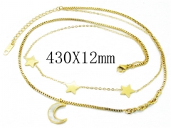 HY Wholesale Stainless Steel 316L Necklaces-HY32N0220HHS