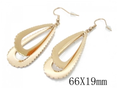 HY Wholesale 316L Stainless Steel Drops Earrings-HY47E0048OA