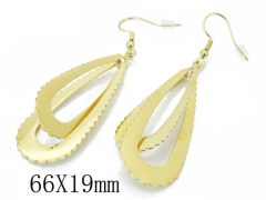 HY Wholesale 316L Stainless Steel Drops Earrings-HY47E0047OQ