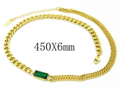 HY Wholesale Stainless Steel 316L Necklaces-HY32N0217HIL