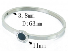 HY Wholesale 316L Stainless Steel Popular Bangle-HY59B0629OL