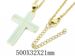 HY Wholesale Stainless Steel 316L Necklaces (Religion Style)-HY54N0465NL