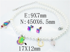 HY Wholesale 316L Stainless Steel jewelry Set-HY21S0215HOF