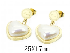 HY Wholesale 316L Stainless Steel Earrings-HY32E0110OL