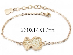 HY Stainless Steel 316L Bracelet (Bear Style)-HY90B0417HOC