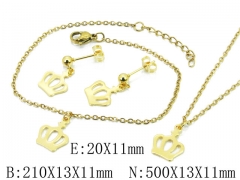 HY Wholesale 316L Stainless Steel jewelry Set-HY59B1682MD