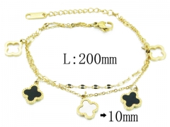 HY Wholesale Stainless Steel 316L Charm Bracelets-HY47B0020HFF