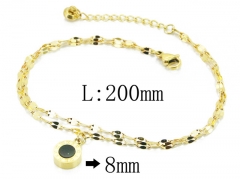 HY Wholesale Stainless Steel 316L Charm Bracelets-HY47B0097OQ