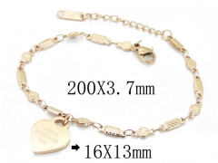 HY Wholesale Stainless Steel 316L Charm Bracelets-HY47B0111PD