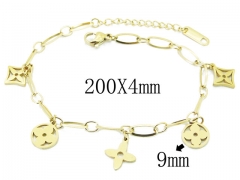 HY Wholesale Stainless Steel 316L Charm Bracelets-HY47B0026OL