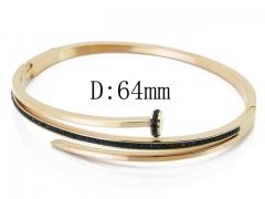 HY Wholesale 316L Stainless Steel Popular Bangle-HY19B0397HNB