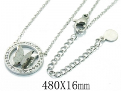 HY Wholesale Stainless Steel 316L Jewelry Necklaces-HY19N0146NF