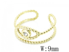 HY Jewelry Wholesale Stainless Steel 316L Open Rings-HY20R0102NE