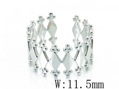 HY Jewelry Wholesale Stainless Steel 316L Open Rings-HY20R0009ME