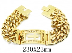 HY Wholesale 316L Stainless Steel ID Bracelets-HY08B0755ILE