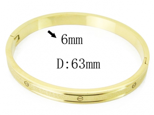 HY Wholesale Stainless Steel 316L Bangle-HY32B0214HLS