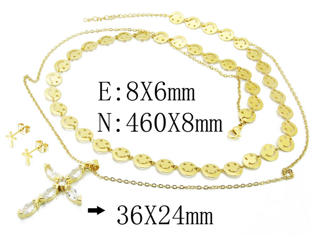 HY Wholesale 316L Stainless Steel jewelry Set-HY12S0961HIF