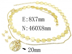 HY Wholesale 316L Stainless Steel jewelry Set-HY12S0967HID