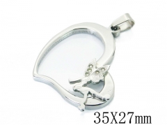 HY Wholesale 316L Stainless Steel Pendant-HY12P1011KS