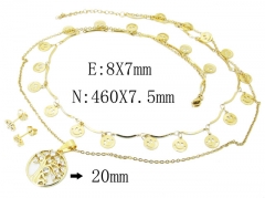 HY Wholesale 316L Stainless Steel jewelry Set-HY12S0955HIC