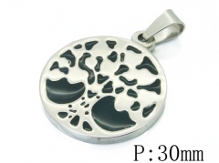 HY 316L Stainless Steel Pendant (Plant Style)-HY12P1012LZ