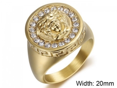 HY Wholesale 316L Stainless Steel Rings-HY0029R021