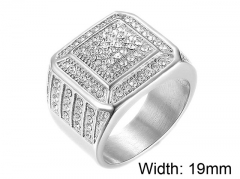 HY Wholesale 316L Stainless Steel Rings-HY0029R003