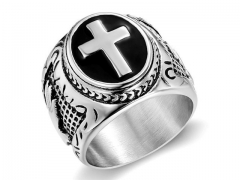 HY Wholesale 316L Stainless Steel Religion Rings-HY0029R053