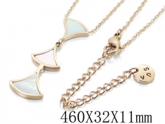 HY Wholesale Stainless Steel 316L Jewelry Necklaces-HY47N0030OLF